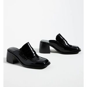 Jeffery Campbell Ecole loafer Black sz9 NWT